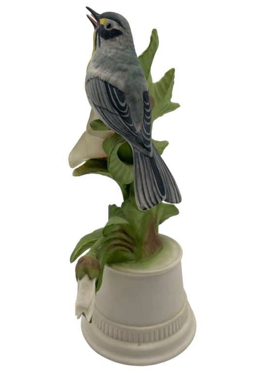 BOEHM PORCELAIN BIRD: YELLOW THROATED WARBLER (1 of 4)