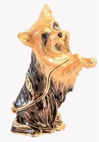 NEW! YORKIE DOG TRINKET BOX (1 of 5)