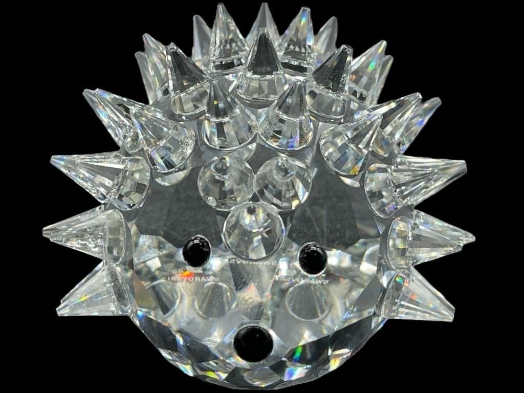 SWAROVSKI CRYSTAL HEDGEHOG FIGURINE 2" (1 of 6)