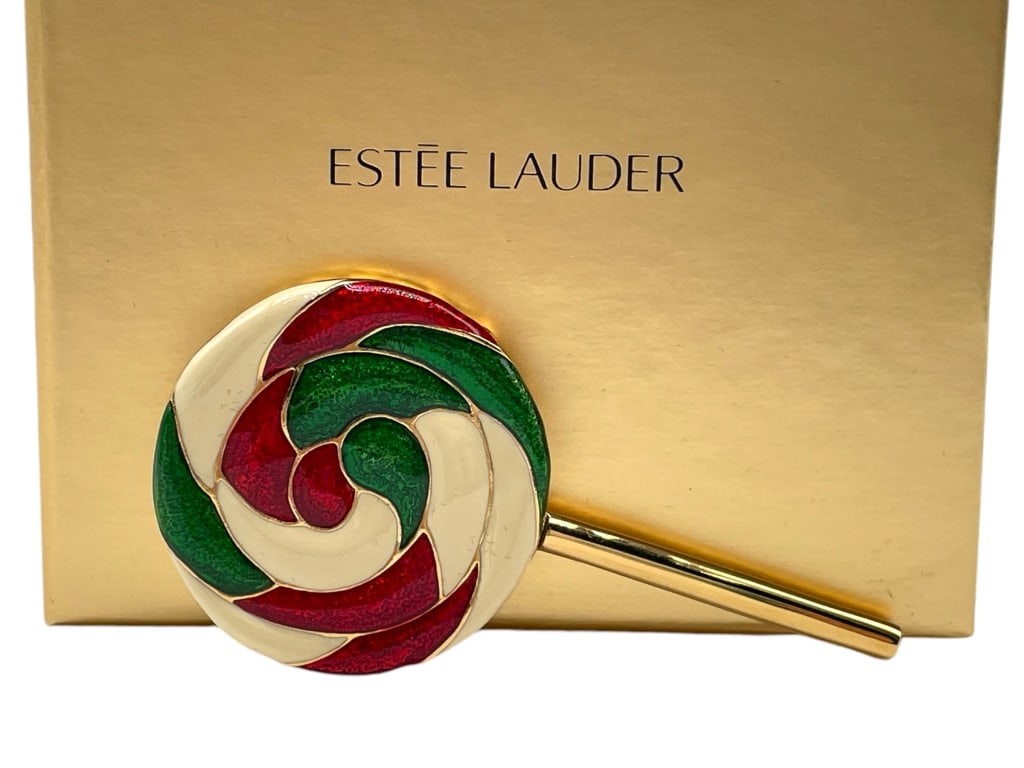 NIB ESTEE LAUDER COMPACT SOLID PERFUME LOLLIPOP (1 of 8)