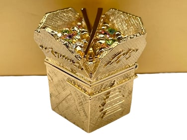NIB ESTEE LAUDER COMPACT GLIMMERING TAKE-OUT