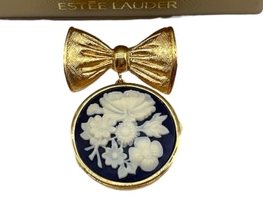 NIB ESTEE LAUDER COMPACT PERFUME CAMEO