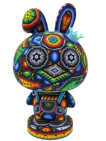 CHROMA BUNNY LOVE BEADED SCULPTURE 12"