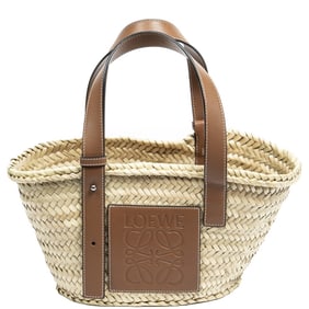LOEWE SMALL BASKET BAG NATURAL/TAN SHOULDER BAG