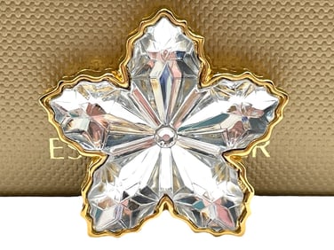 NIB ESTEE LAUDER COMPACT PERFUME SNOWFLAKE