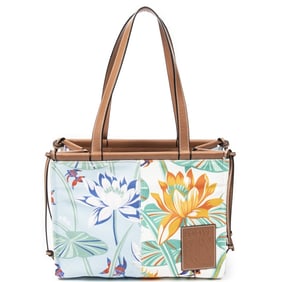 LOEWE LTD. ED. PAULA'S IBIZA FLORAL CUSHION TOTE