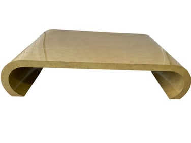 POSTMODERN SCROLLED WATERFALL TABLE 60"