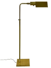 MID CENTURY MODERN BRASS PHARMACY FLOOR LAMP
