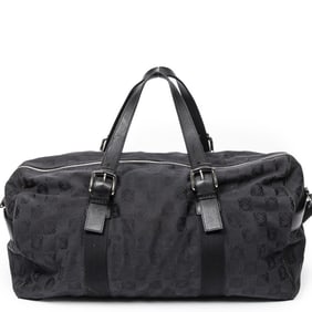LOEWE LARGE SOFT BOSTON BLACK TRAVEL BAG