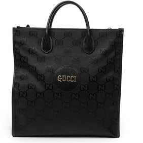 GUCCI OFF THE GRID TOTE BLACK JUMBO GG