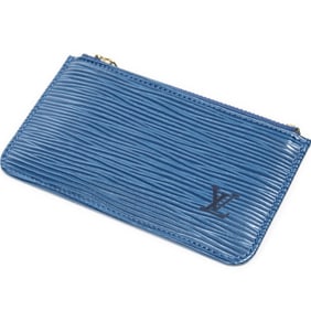 LOUIS VUITTON POCHETTE CLES BLUE POUCH