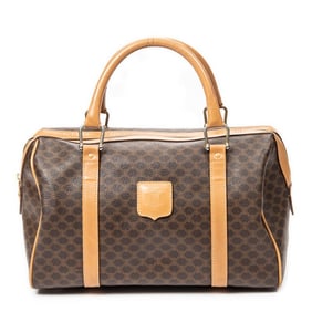CELINE SMALL BOSTON BEIGE/BROWN HANDBAG