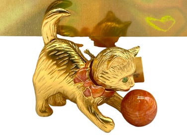 NIB ESTEE LAUDER COMPACT PERFUME KITTEN