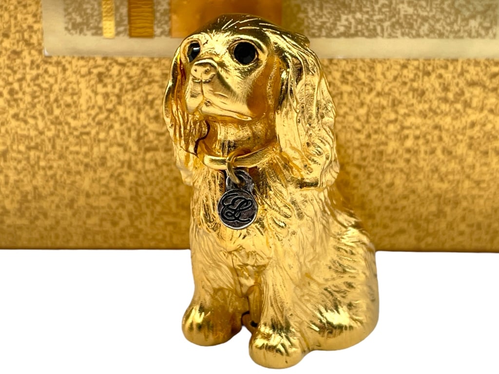 NIB ESTEE LAUDER COMPACT PERFUME SPANIEL (1 of 5)
