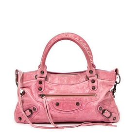 BALENCIAGA ARENA FIRST PINK SHOULDER BAG