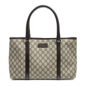 GUCCI MEDIUM JOY TOTE BEIGE/DARK BROWN