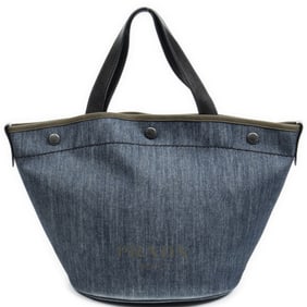 PRADA SHOPPER TOTE BLUE