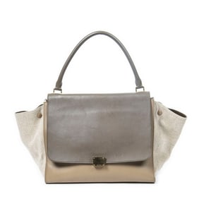 CELINE LARGE TRAPEZE BROWN/TAUPE/BEIGE BAG