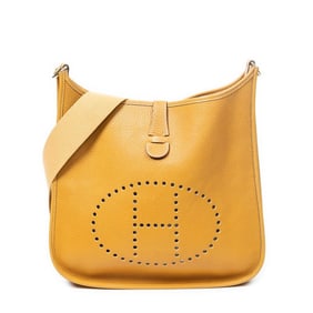 HERMÈS EVELYNE I GM NATURAL SABLE SHOULDER BAG
