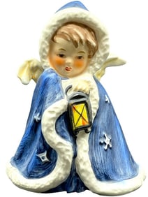 1958 GOEBEL CHRISTMAS ANGEL W LANTERN 3.5"