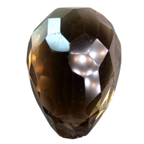 31.15 CT FACETED SMOKY QUARTZ GEMSTONE