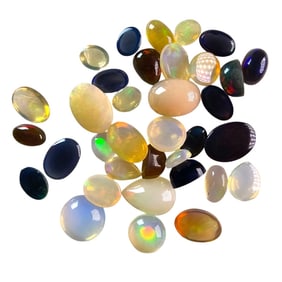 5.83 CT MULTI COLOUR FIRE OPAL GEMSTONES LOT