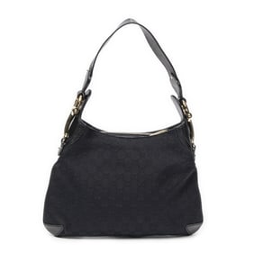 GUCCI HORSEBIT CREOLE HOBO BLACK SHOULDER BAG