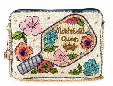 NEW MARY FRANCES PICKLE BALL CROSSBODY HANDBAG