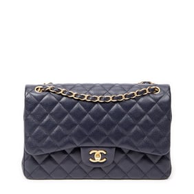 CHANEL JUMBO CLASSIC DOUBLE FLAP NAVY