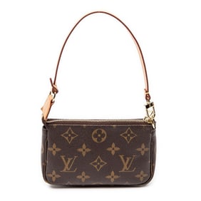 LOUIS VUITTON MINI ACCESSORY POUCH  BROWN