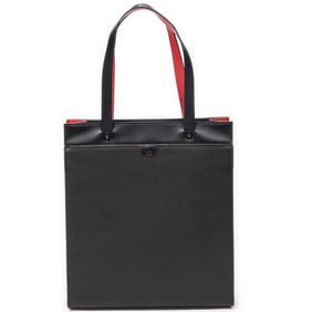 LOUBOUTIN RUISTOTE BLACK/RED SHOULDER BAG
