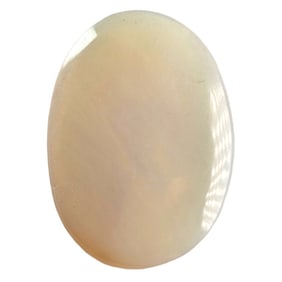 4.50 CT WHITE ETHIOPIAN FIRE OPAL GEMSTONE