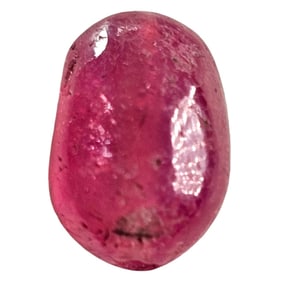 4.45 CT CABOCHON HUE ENHANCED RUBY GEMSTONE