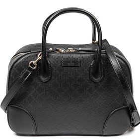 GUCCI BRIGHT DIAMANTE TOTE BLACK