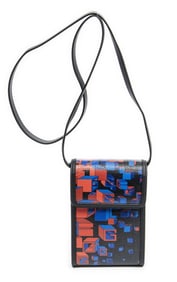 GUCCI MULTI G GRAPHIC CROSSBODY BLACK/RED/BLUE