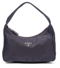 PRADA MINI ZIP HOBO PURPLE HANDBAG