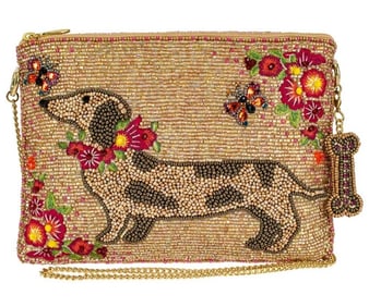 NEW MARY FRANCES DOXIE BEADED MINI CROSSBODY