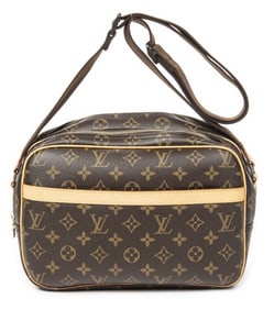 LOUIS VUITTON REPORTER PM BROWN SHOULDER BAG