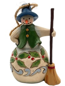 JIM SHORE SNOWMAN ORNAMENT