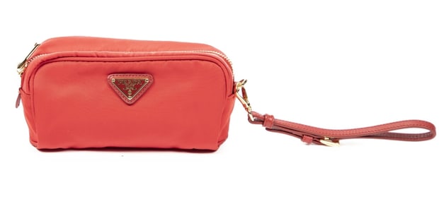 PRADA  ACCESSORY POUCH RED