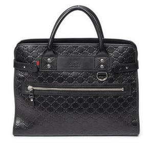 GUCCI WEB BUSINESS BAG BLACK