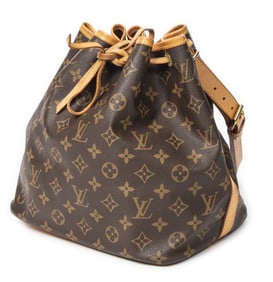 LOUIS VUITTON NOE PM BROWN SHOULDER BAG