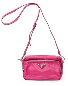 PRADA RECTANGULAR CROSSBODY FUCHSIA PINK