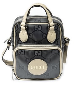 GUCCI OFF THE GRID CROSSBODY GREY/BEIGE JUMBO GG