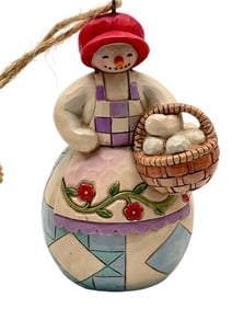 JIM SHORE SNOWWOMAN ORNAMENT