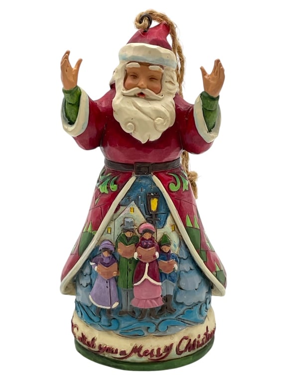 JIM SHORE SIGNED SANTA ORNAMENT (1 of 5)