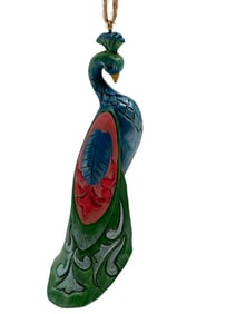 JIM SHORE PEACOCK ORNAMENT