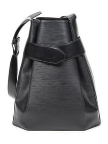 LOUIS VUITTON SAC D'EPAULE GM BLACK