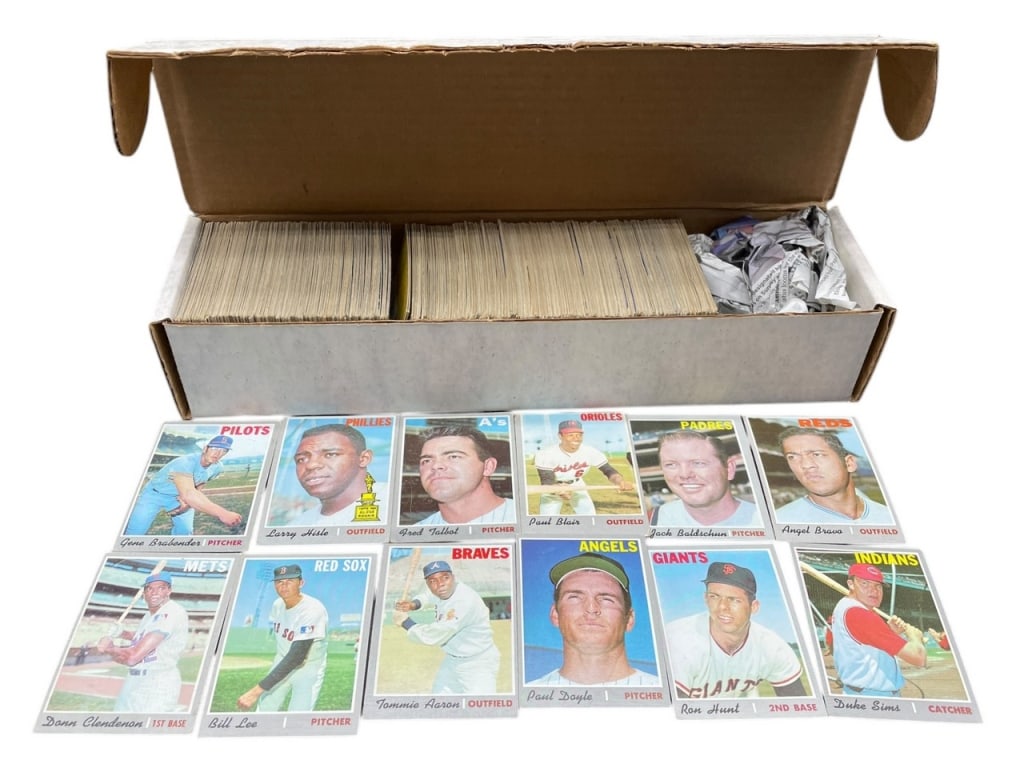 1970 TOPPS BASEBALL CARD SET 548 / 720 COMPLETE (1 of 2)