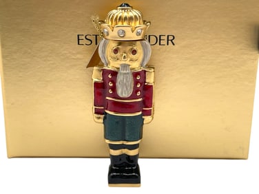 NIB ESTEE LAUDER COMPACT PERFUME NUTCRACKER